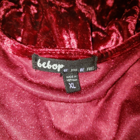 Bebop Crushed Velvet Romper Jumper - Picture 4 of 7